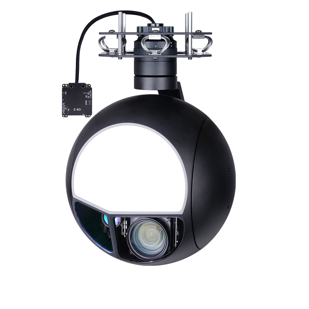 Q30TIRM-15100 Superior Triple Sensors 7X Optical Zoom 1280 IR Thermal STARVIS EO with 10km LRF Gimbal Camera