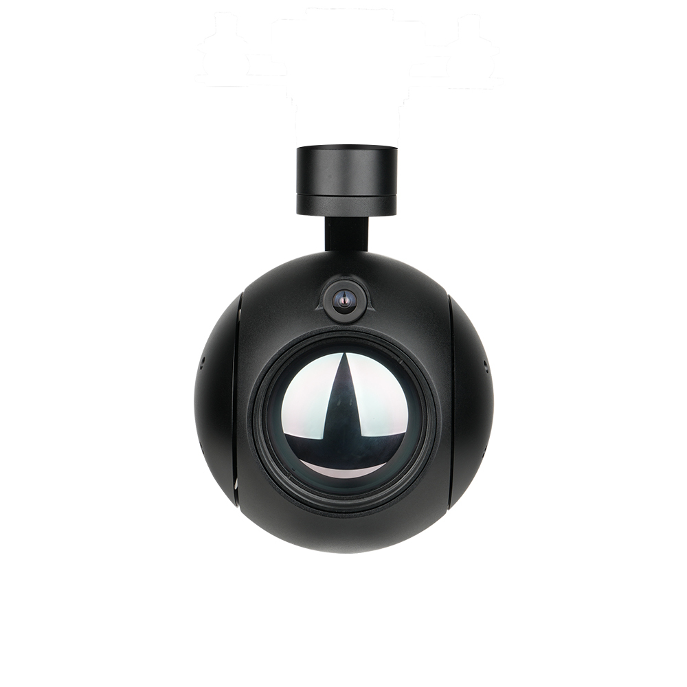 A650 Dual Sensors EO+IR 50mm Thermal AI Object Tracking Gimbal Camera