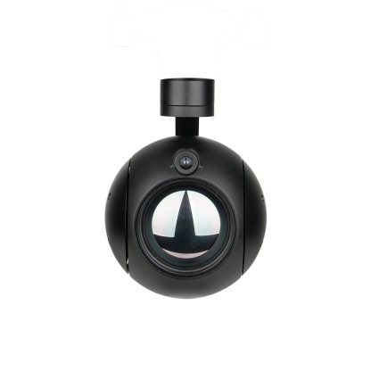 A650 Dual Sensors EO+IR 50mm Thermal AI Object Tracking Gimbal Camera