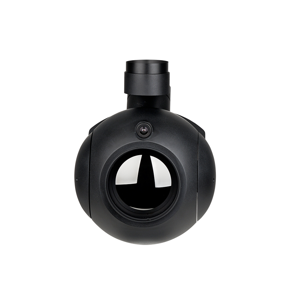 AT1575-6 Dual Sensors 5x Optical Zoom IR AI Object Tracking Gimbal Camera