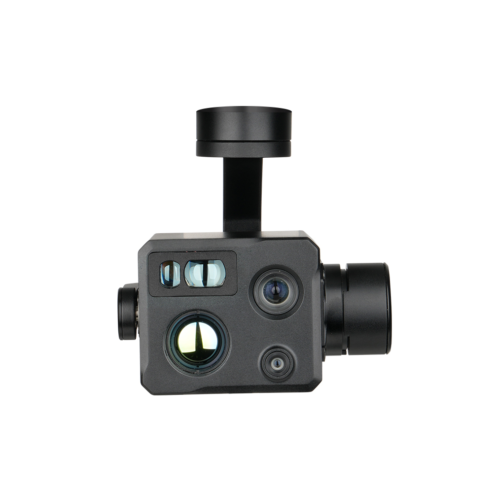 H4TS-19 Quad Sensors EO+IR+LRF Wide-Angle AI  Object Tracking Gimbal Camera