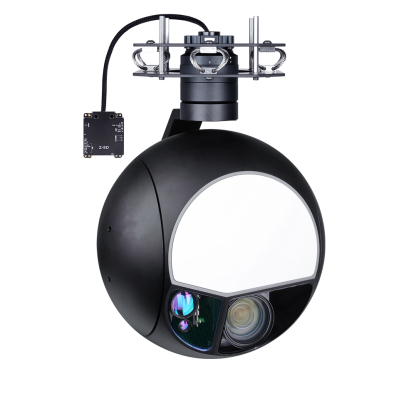 Q30TIRM-15100 Superior Triple Sensors 7X Optical Zoom 1280 IR Thermal STARVIS EO with 10km LRF Gimbal Camera