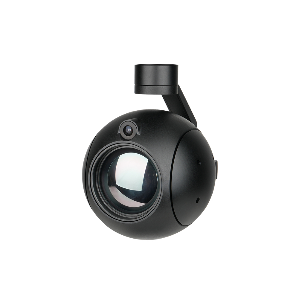 A650 Dual Sensors EO+IR 50mm Thermal AI Object Tracking Gimbal Camera