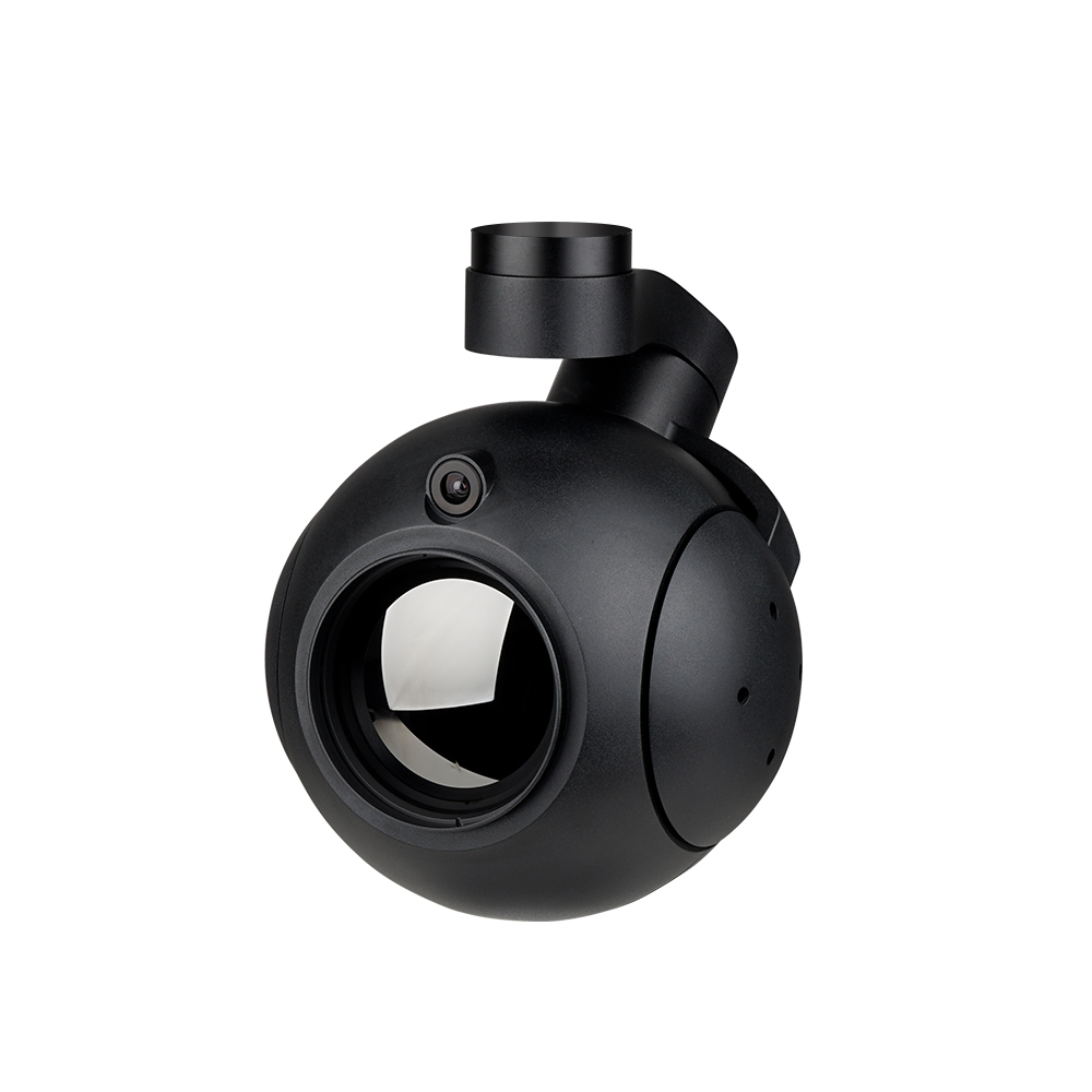 AT1575-6 Dual Sensors 5x Optical Zoom IR AI Object Tracking Gimbal Camera
