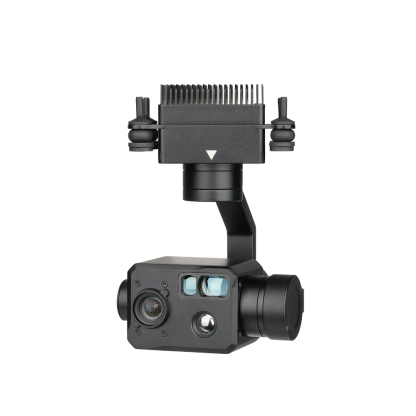 H3TS 2.6x 48MP Triple Sensors EO+IR+LRF AI Object  Tracking Gimbal Camera