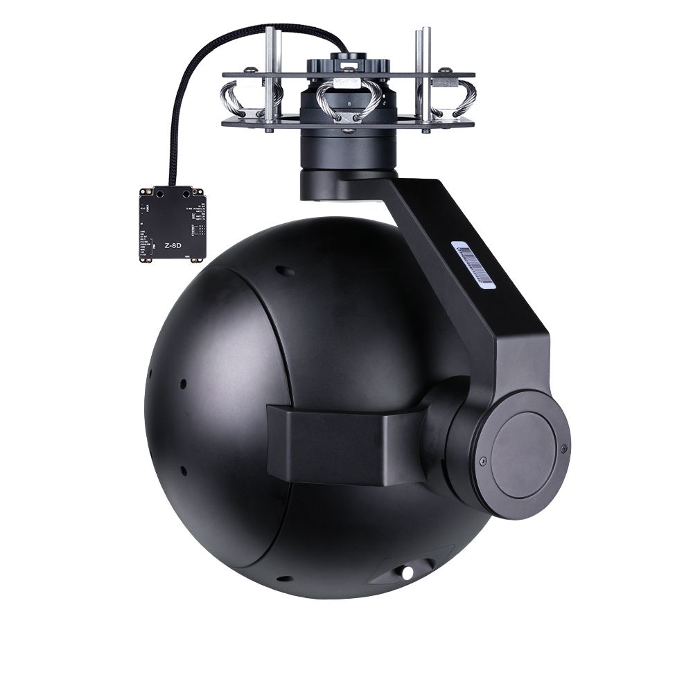 Q30TIRM-15100 Superior Triple Sensors 7X Optical Zoom 1280 IR Thermal STARVIS EO with 10km LRF Gimbal Camera