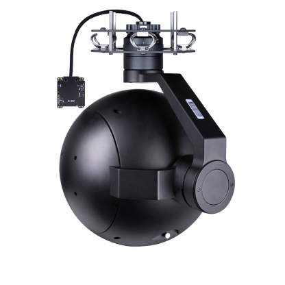Q30TIRM-15100 Superior Triple Sensors 7X Optical Zoom 1280 IR Thermal STARVIS EO with 10km LRF Gimbal Camera
