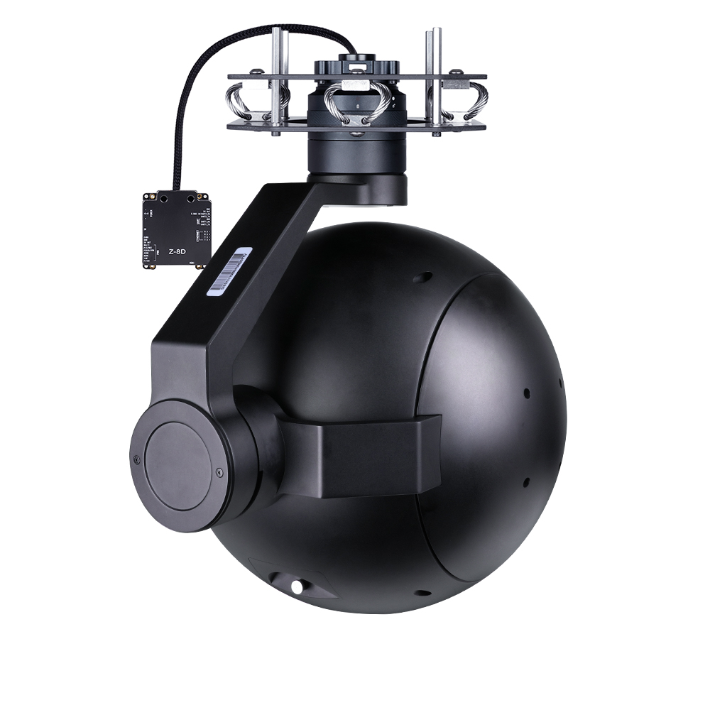 Q30TIRM-15100 Superior Triple Sensors 7X Optical Zoom 1280 IR Thermal STARVIS EO with 10km LRF Gimbal Camera