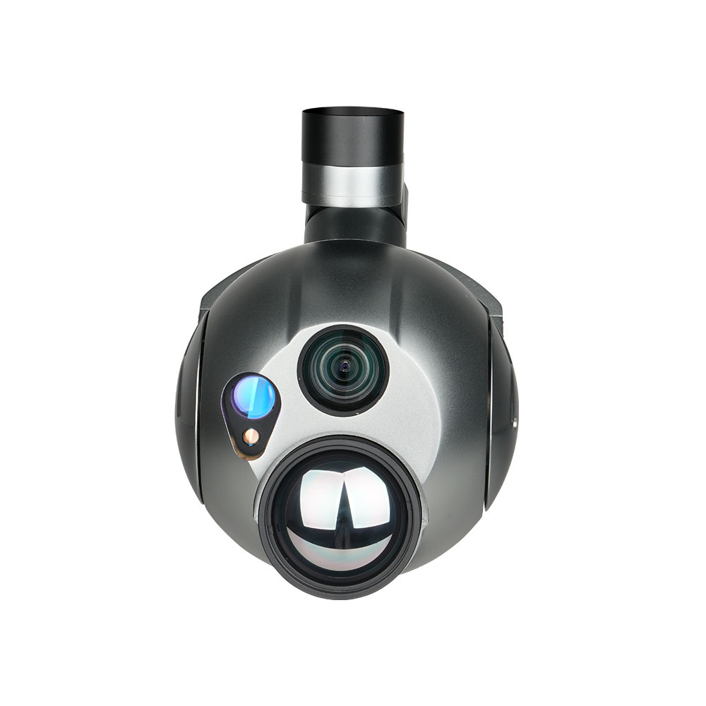 A20KTR-50HD EO+IR+LRF Triple Sensors High-Definition Thermal Object Tracking Gimbal Camera