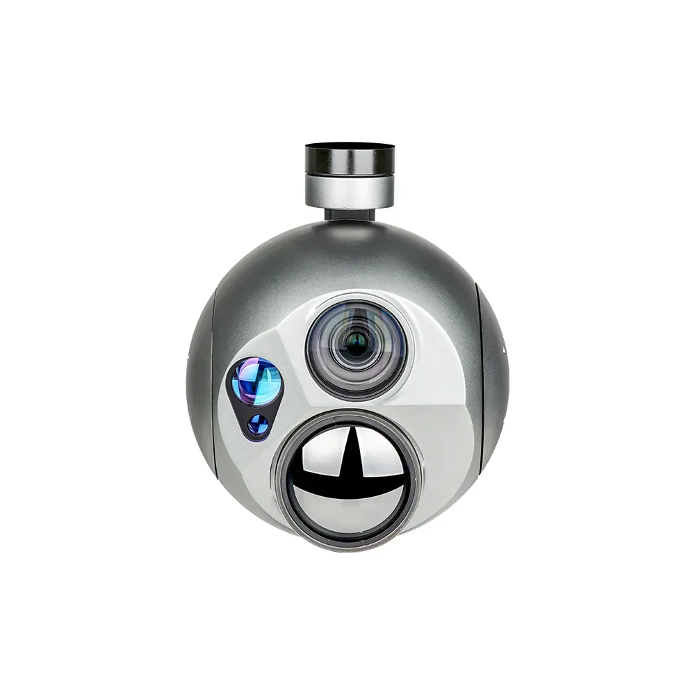 A30TR-1575 5x Optical zoom IR Thermal 30x Optical zoom Starlight EO camera Triple Sensors Al Object Tracking and 10KM LRF Gimbal Camera