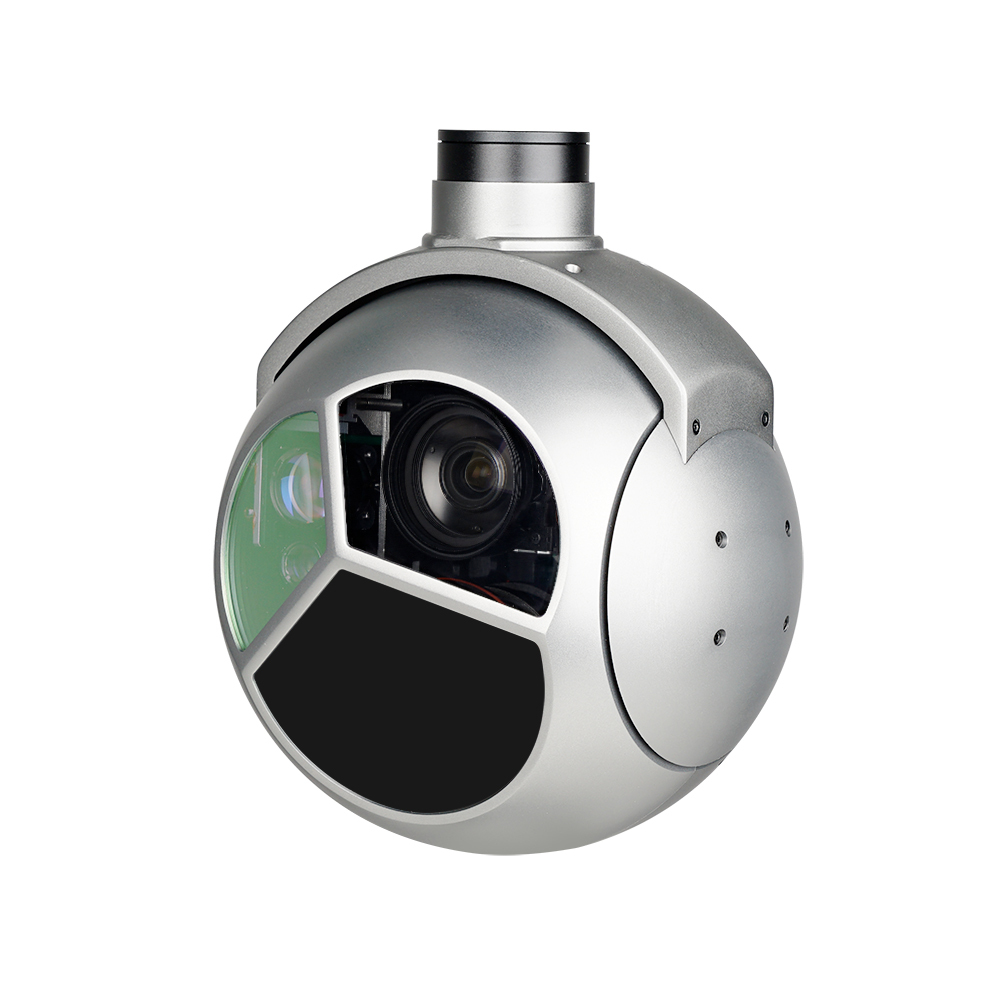 U3OTIRM-HD High Definition 1280 lR thermal 30x Optical Zoom Starlight Night Vision Triple Sensors Object Trackingand 5000m LRF Gimbal Camera