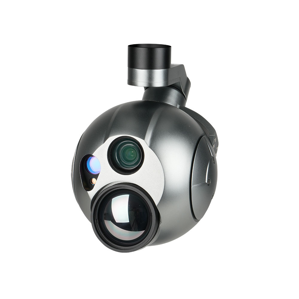 A20KTR-50HD EO+IR+LRF Triple Sensors High-Definition Thermal Object Tracking Gimbal Camera