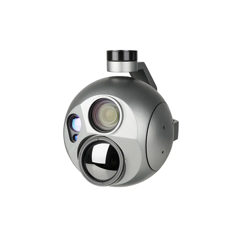 A30TR-1575 5x Optical zoom IR Thermal 30x Optical zoom Starlight EO camera Triple Sensors Al Object Tracking and 10KM LRF Gimbal Camera