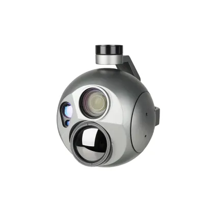 A30TR-1575 5x Optical zoom IR Thermal 30x Optical zoom Starlight EO camera Triple Sensors Al Object Tracking and 10KM LRF Gimbal Camera
