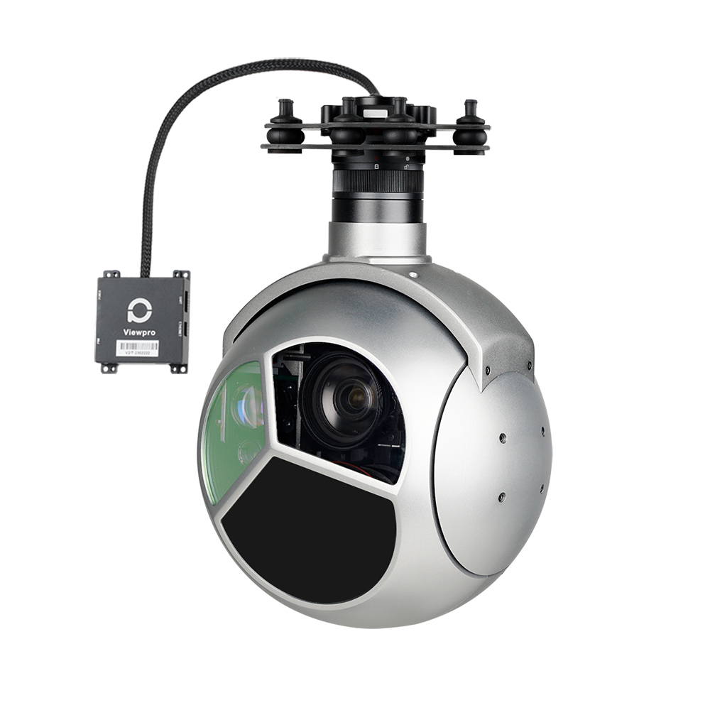 U3OTIRM-HD High Definition 1280 lR thermal 30x Optical Zoom Starlight Night Vision Triple Sensors Object Trackingand 5000m LRF Gimbal Camera
