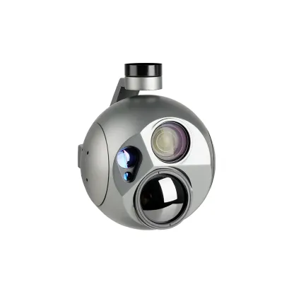 A30TR-1575 5x Optical zoom IR Thermal 30x Optical zoom Starlight EO camera Triple Sensors Al Object Tracking and 10KM LRF Gimbal Camera