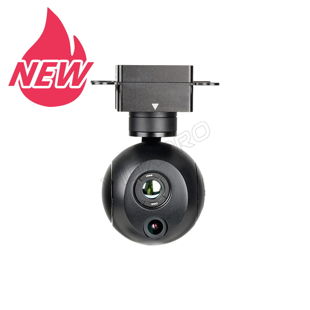 A613 Mini 3-Aixs Stabilizer Prime Lens  EO/IR AI Tracking Thermal Imager Gimbal Camera