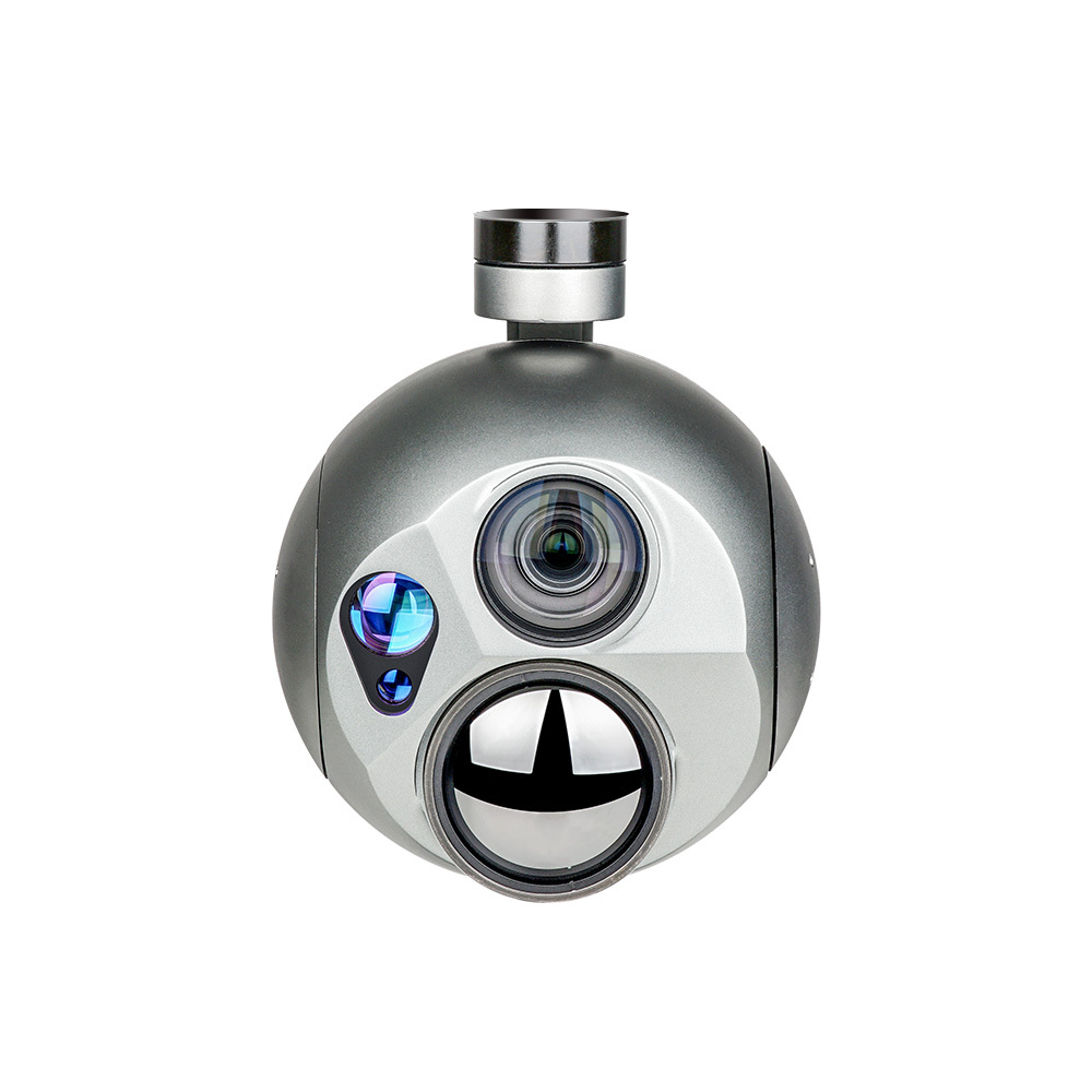 A30TR-1575 5x Optical zoom IR Thermal 30x Optical zoom Starlight EO camera Triple Sensors Al Object Tracking and 10KM LRF Gimbal Camera