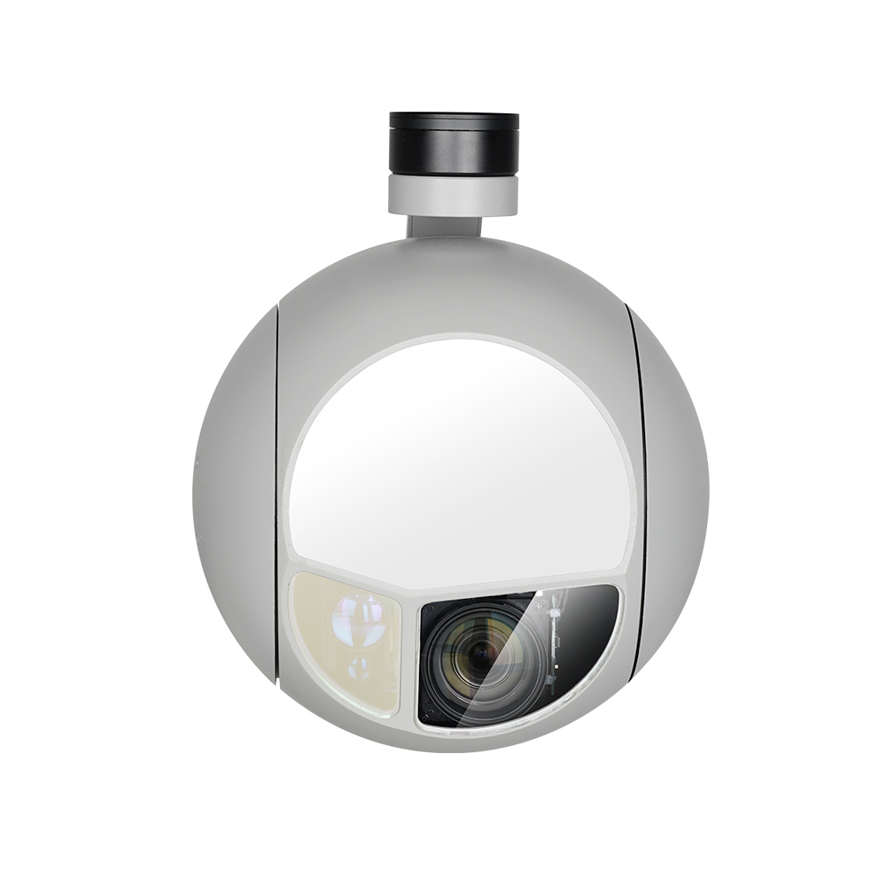 Q30TIRM-15100 Superior Triple Sensors HD IR 7X Thermal Optical Zoom STARVIS EO with 10km LRF Gimbal Camera