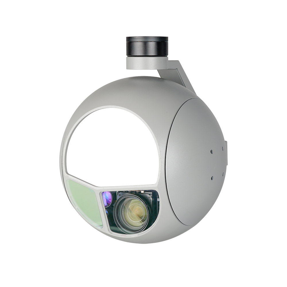 Q30TIRM-15100 Superior Triple Sensors HD IR 7X Thermal Optical Zoom STARVIS EO with 10km LRF Gimbal Camera