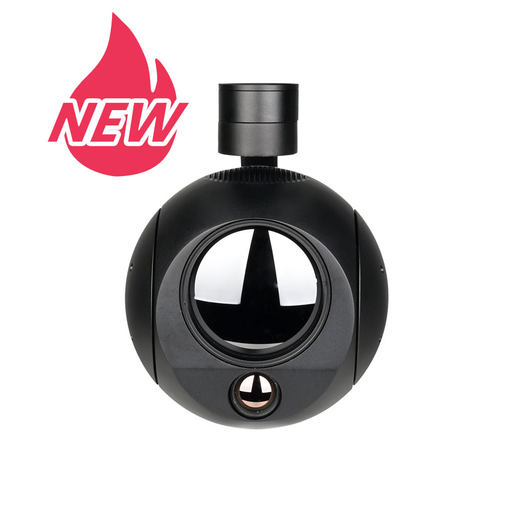 QIR1975T Dual IR Thermal Sensors Object Tracking Gimbal Camera Product Image_01