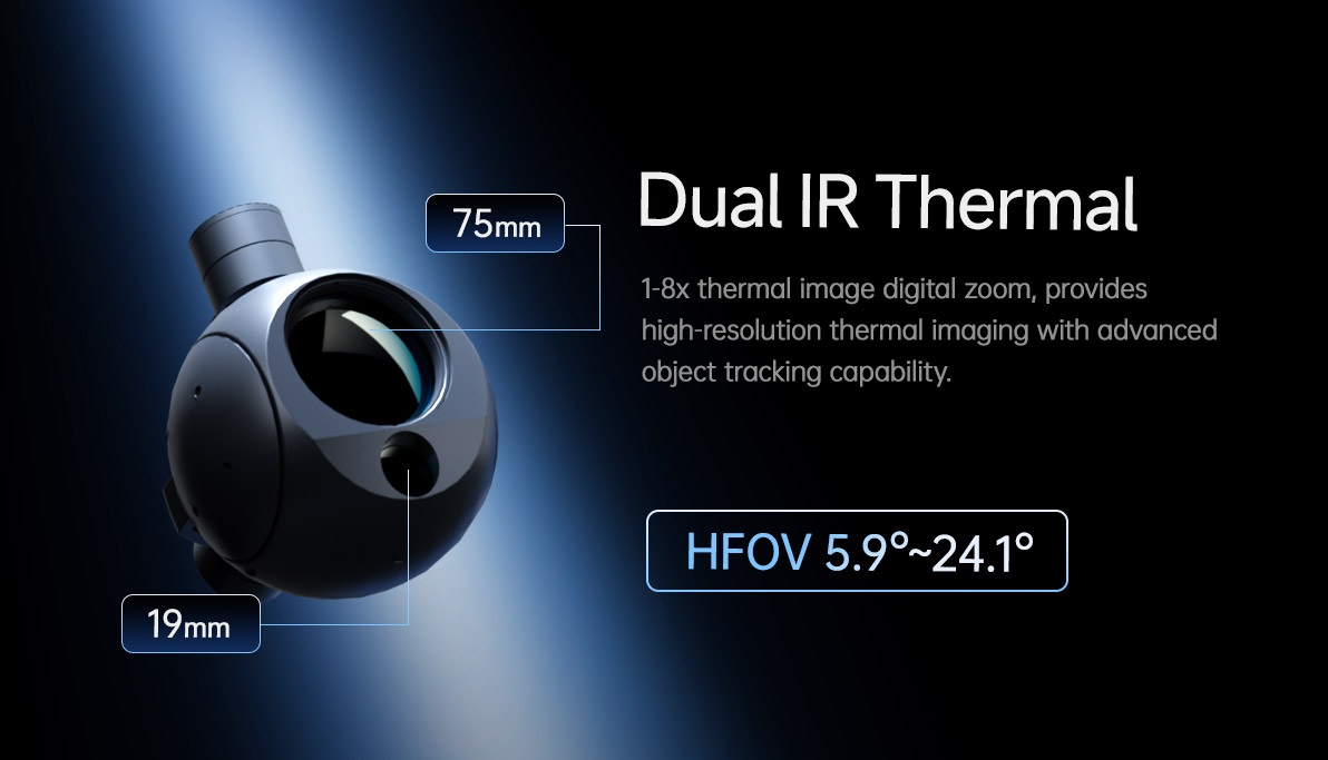 Viewpro QIR 1975T 19mm and 75mm focus length