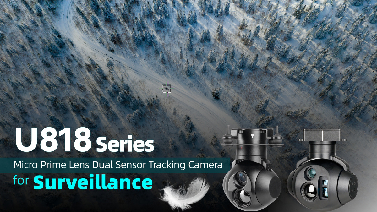 Hawkeye U818 series Micro Prime Lens Dual Sensor Tracking Camera for Surveillance