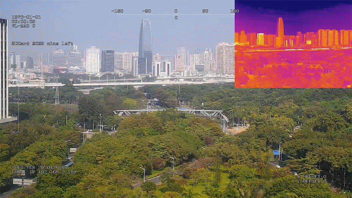 tracking by thermal camera