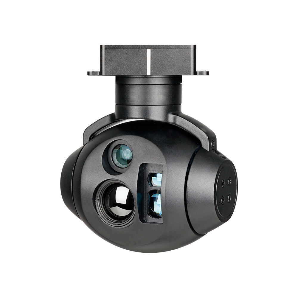 U818M Triple Sensors EO + IR +LRF(1200M) Object Tracking Gimbal Camera