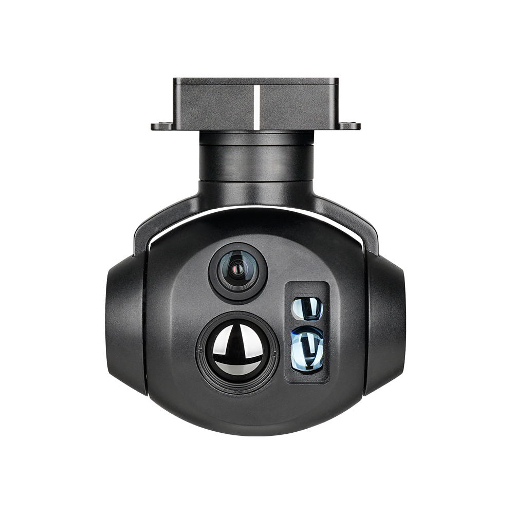 U818M Triple Sensors EO + IR +LRF(1200M) Object Tracking Gimbal Camera