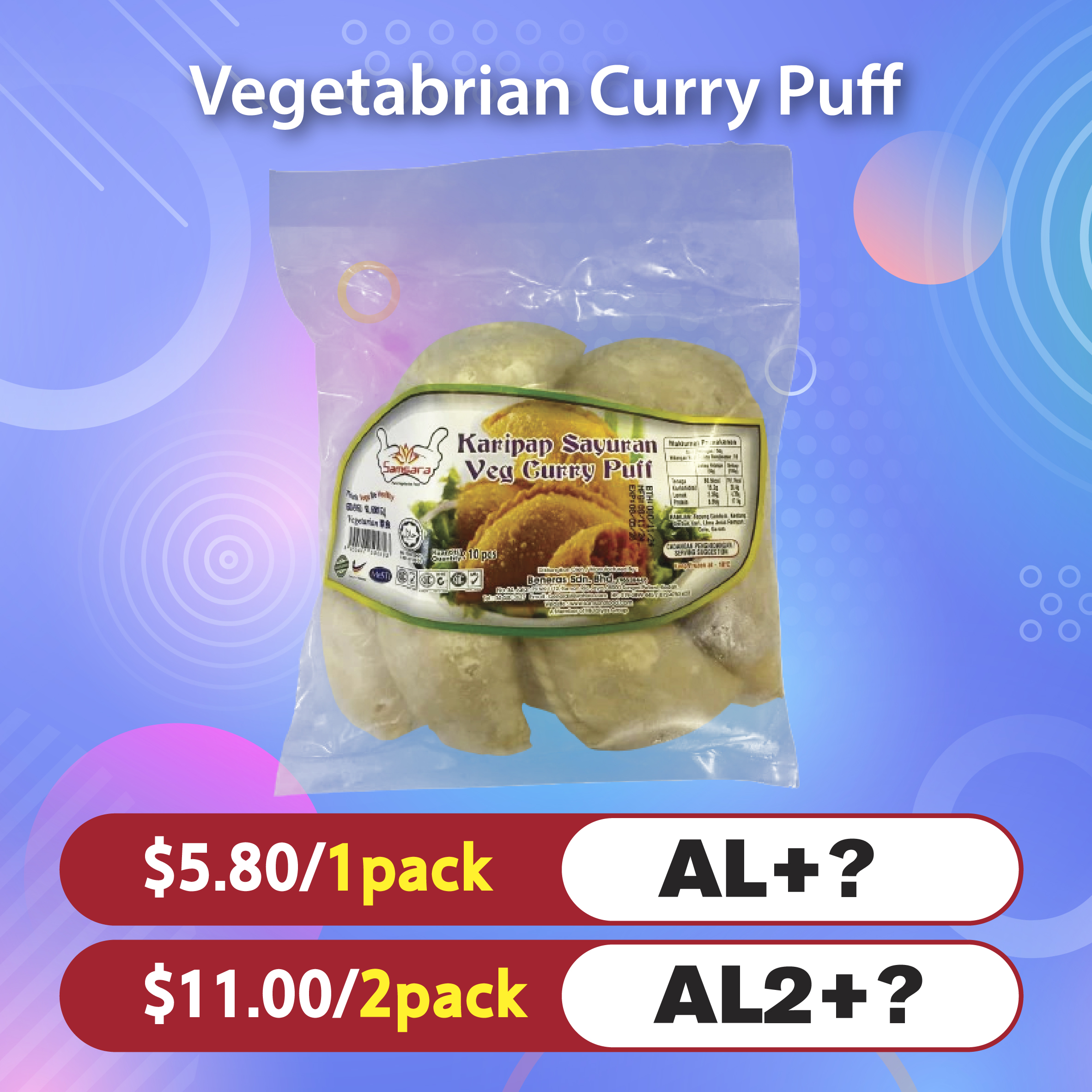 Vegetabrian Curry Puff