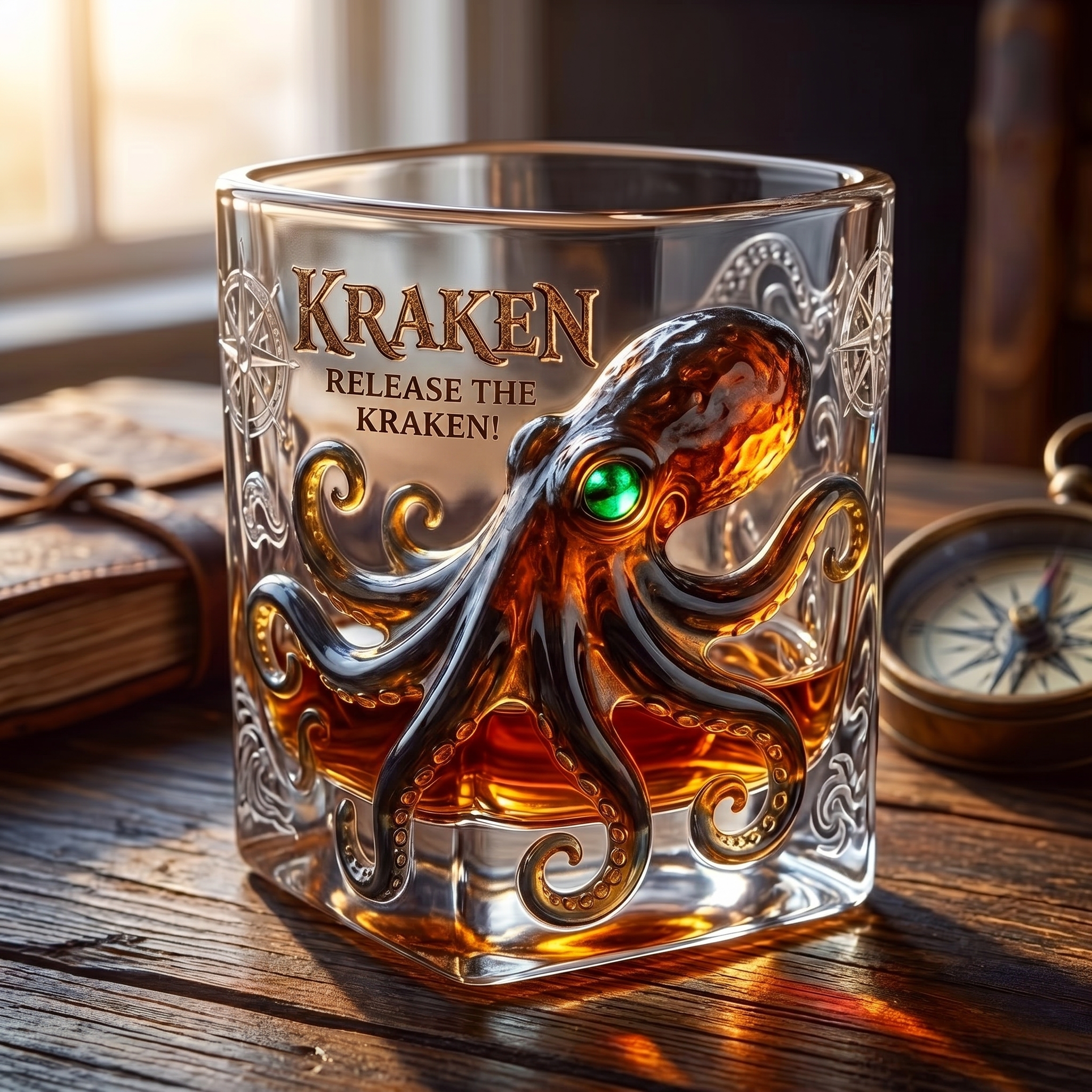 🐙 Kraken Glass – Release the Beast from the Deep