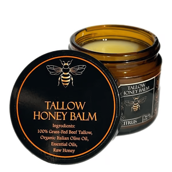 ⏳Last Day Promotion 40% OFF⏳-Organic Grass-Fed Beef Tallow Balm with Raw Honey