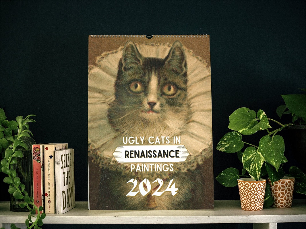 Ugly Cats In Renaissance Painting 2024 Calendar