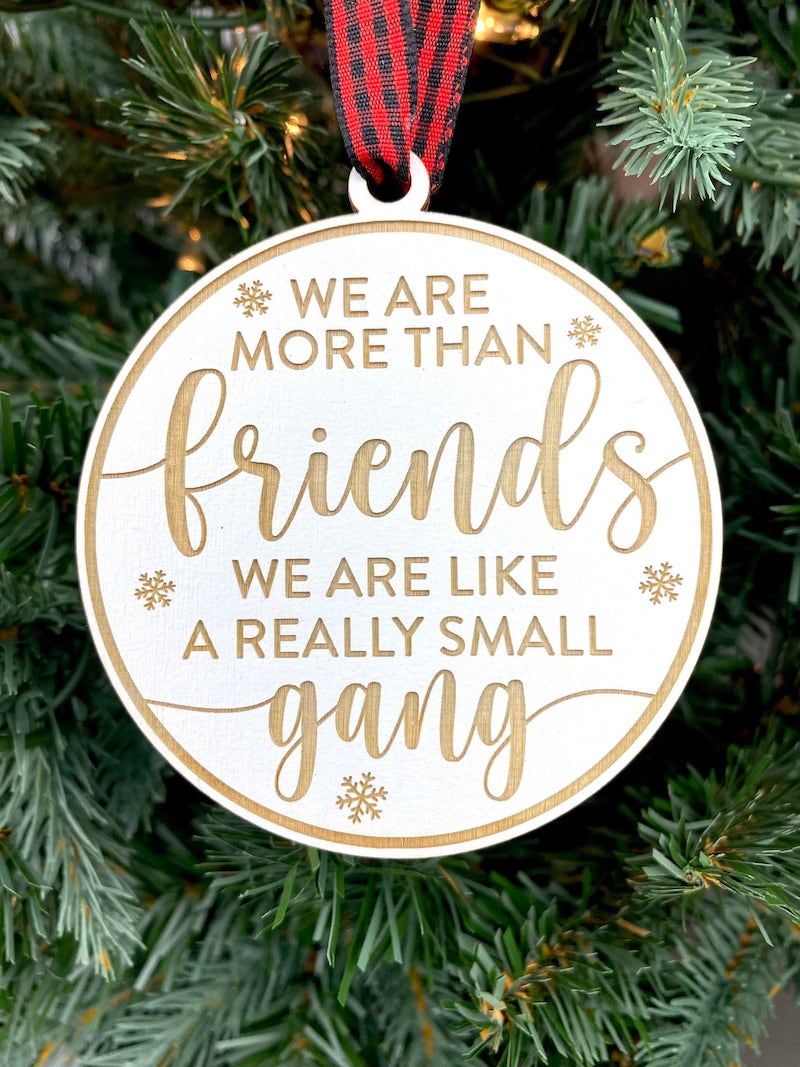 Wooden Friendship Ornament