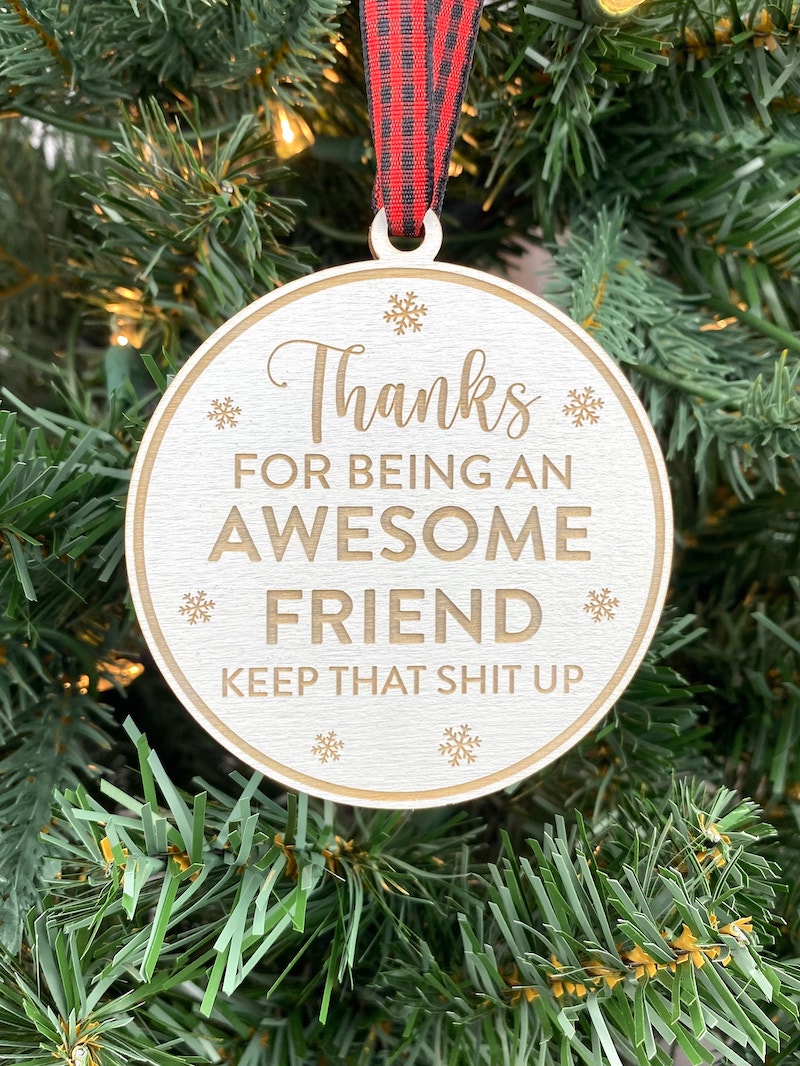 Wooden Friendship Ornament