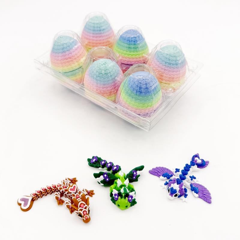 🏆6-Pack Exquisite Small Mystery Dragon Eggs