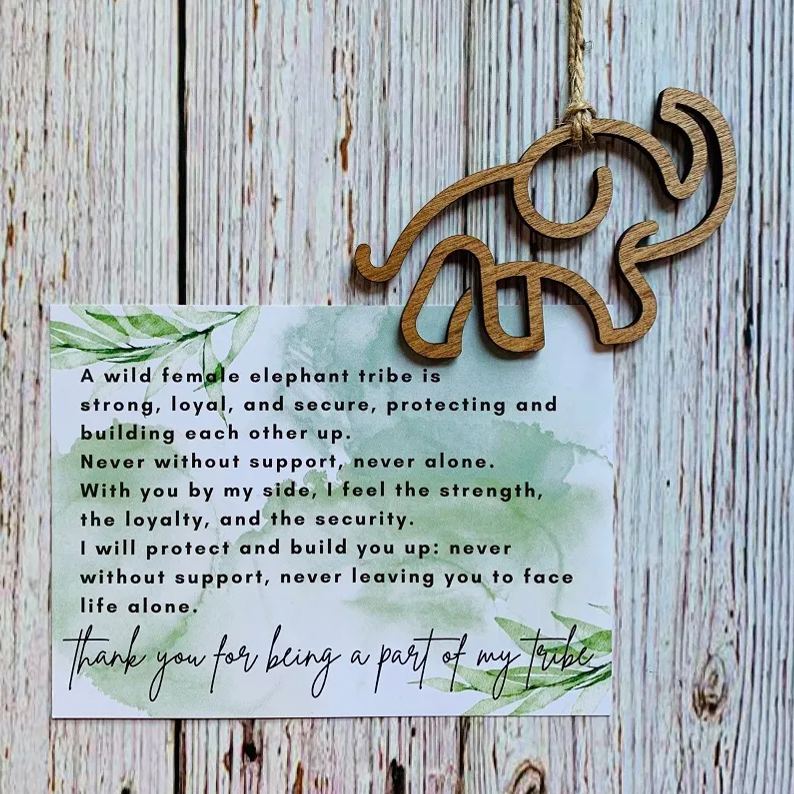 Elephant Ornament - Friendship Gift