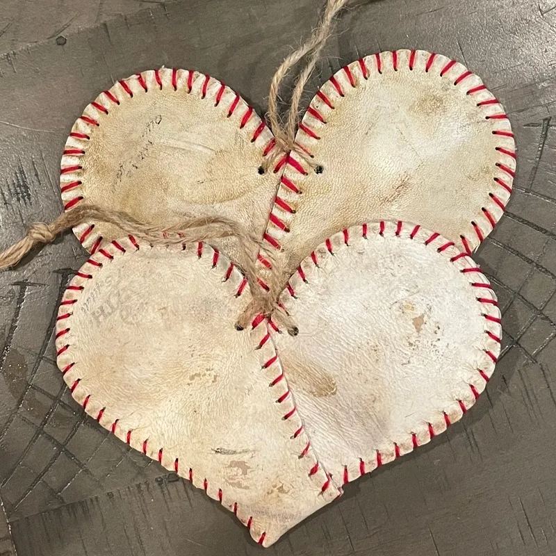 Baseball Heart Ornament