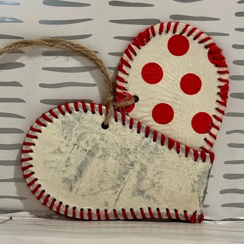 Baseball Heart Ornament