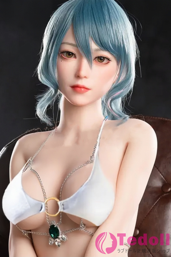JX DOLL A47 丽兹「Liz」 170cm清楚顔 ギャル系 青い髪ラブドール シリコン製 セクシーモデルセックスドール