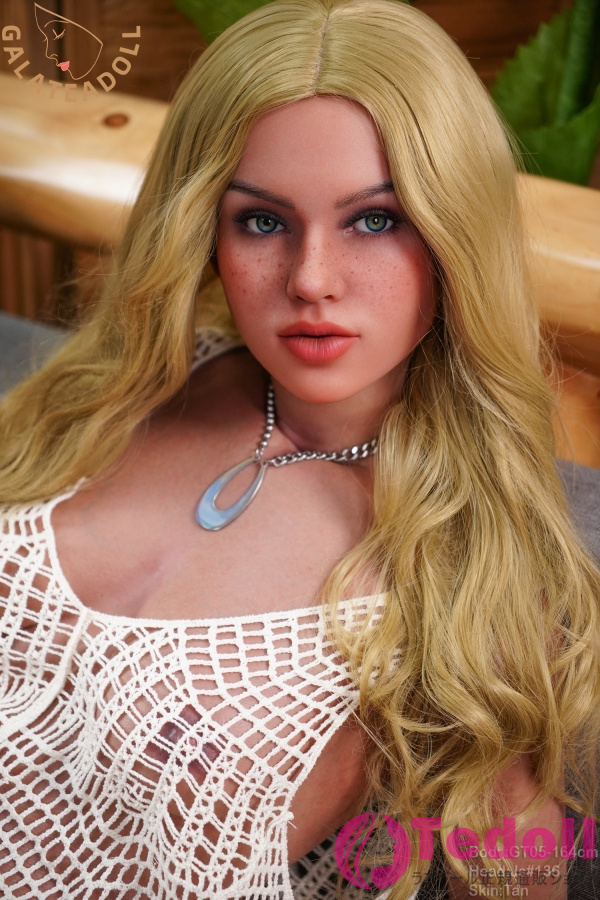 Galatea Doll JS136 GT05 164cmエロ外国人 フルシリコン製等身大ドール 金髪リアル ラブドール大きなお尻 Dカップ ブラウン肌