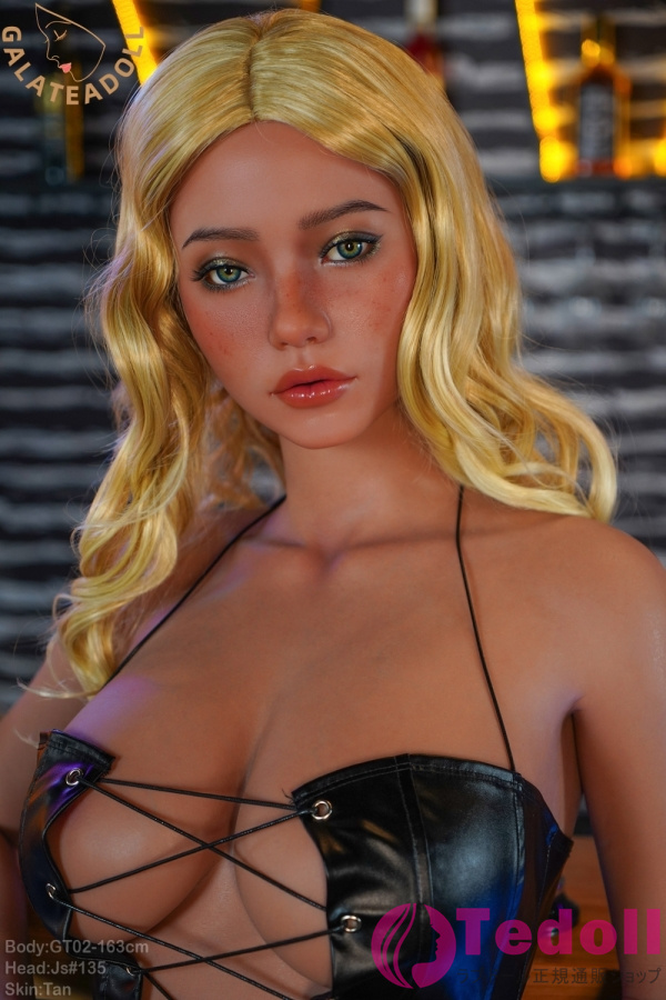 Galatea Doll JS135 GT02 163cm金髪 美人ダッチワイフ 等身大 フルシリコン製 高級 エロ ラブドール Eカップ ブラウン肌