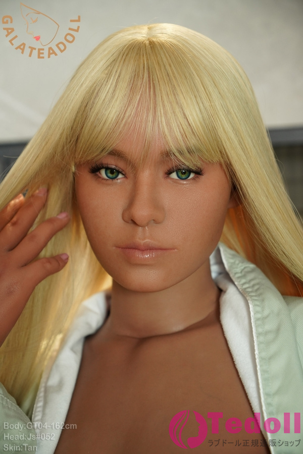 Galatea Doll JS059 GT04 162cm等身大 海外美人セックスラブドール フルシリコン製 金髪リアル人形 Eカップ ブラウン肌