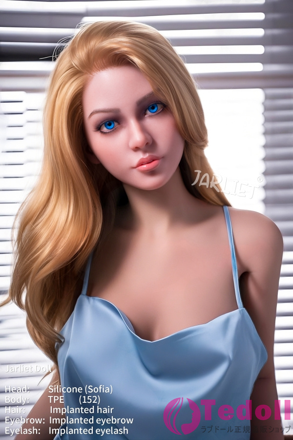 Jarlietdoll Jarlietシリーズ Sofia 152cm金髪 外人ダッチワイフ巨乳 巨尻 熟女ラブドール Eカップ リアル皮膚メイク付き シリコン製ヘッド+TPE製ボディ 小麦肌