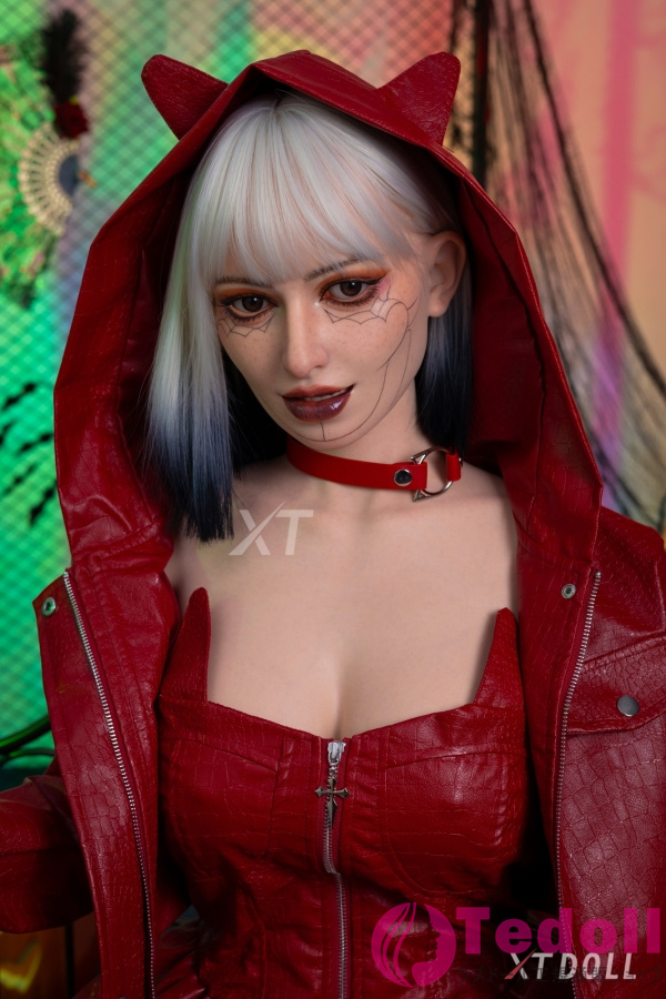 XTDOLL #XT-37-A Andrea 軽量化ボディ25kg 163cmハロウィンを楽しむ欧米熟女 ラブドール フルシリコン製 巨乳 セックスドール Fカップ ノーマル肌 口開閉＆口腔模擬付き