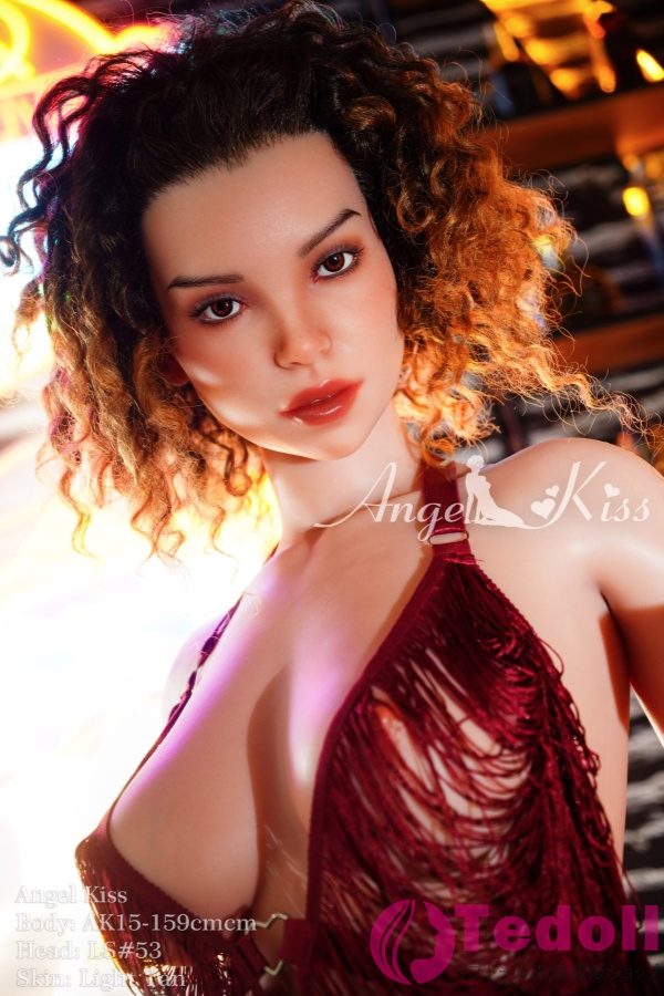 Angelkiss LS#53 鼓津絵 159cm Fカップ 海外 巨乳熟女 セックス人形 フルシリコン製 ラブドール 小麦肌