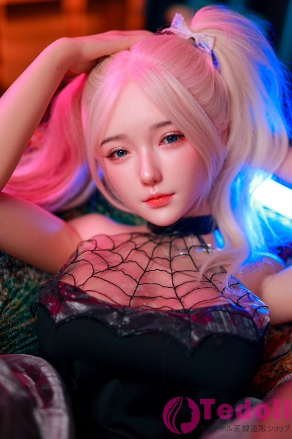JYDOLL 灿二 ROS口腔のみ 163cmフルシリコン製リアルドール Fカップ 愛嬌 巨乳美人 金髪ラブドール ノーマル肌