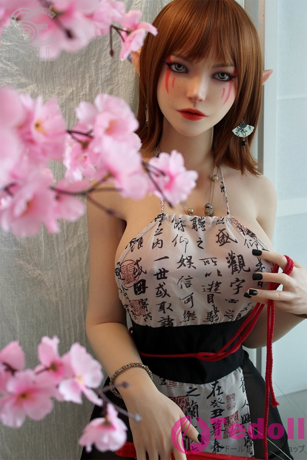 SE DOLL #022SO Aryana.A T161cmリアル皮膚メイク付き フルシリコン製 等身大 エルフ耳 ラブドール セックス 巨乳 Eカップ ノーマル肌 口開閉＆口腔模擬付き