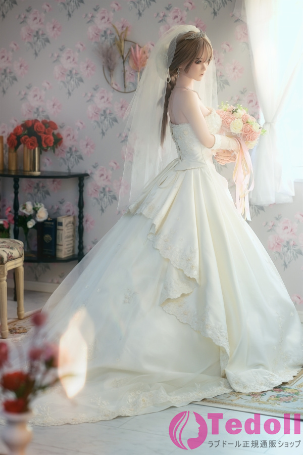 FU DOLL J019 言絵 150cm絶妙な女性ラブドール 綺麗な花嫁リアルダッチワイフ Bカップ ノーマル肌 掲載画像はフルシリコン製